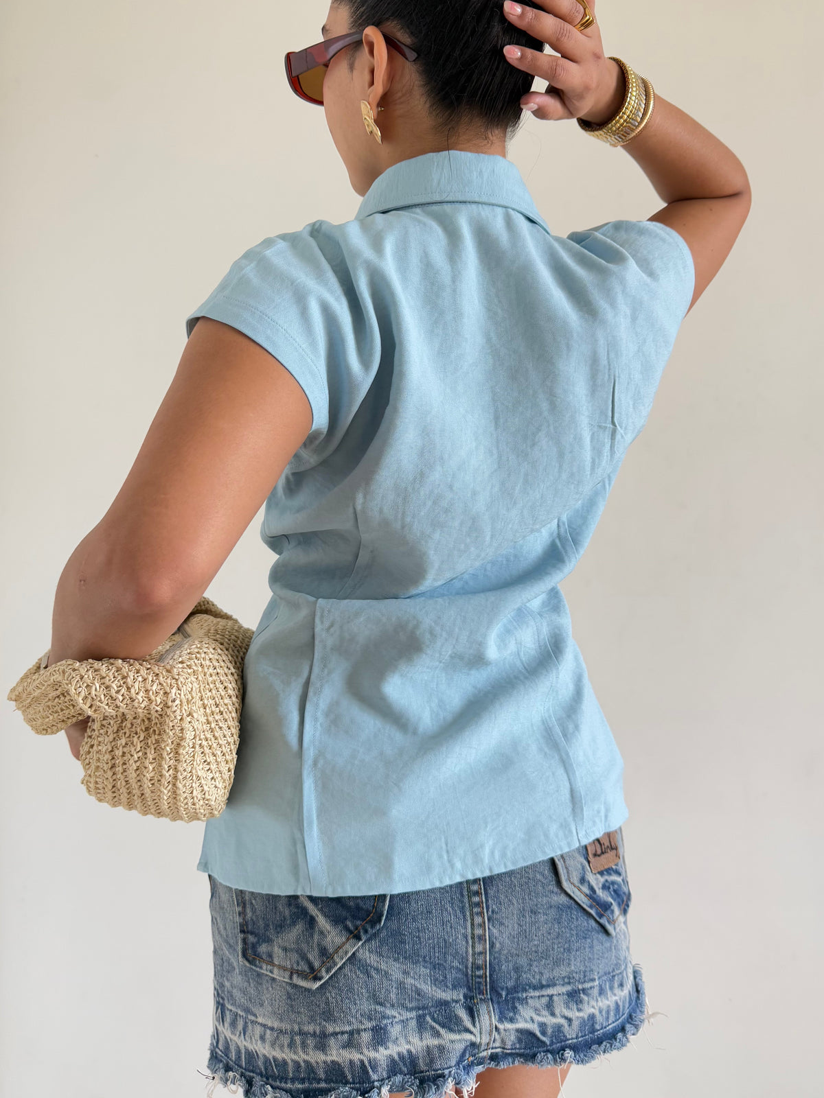 Snap Fit Cotton Tailor Shirt