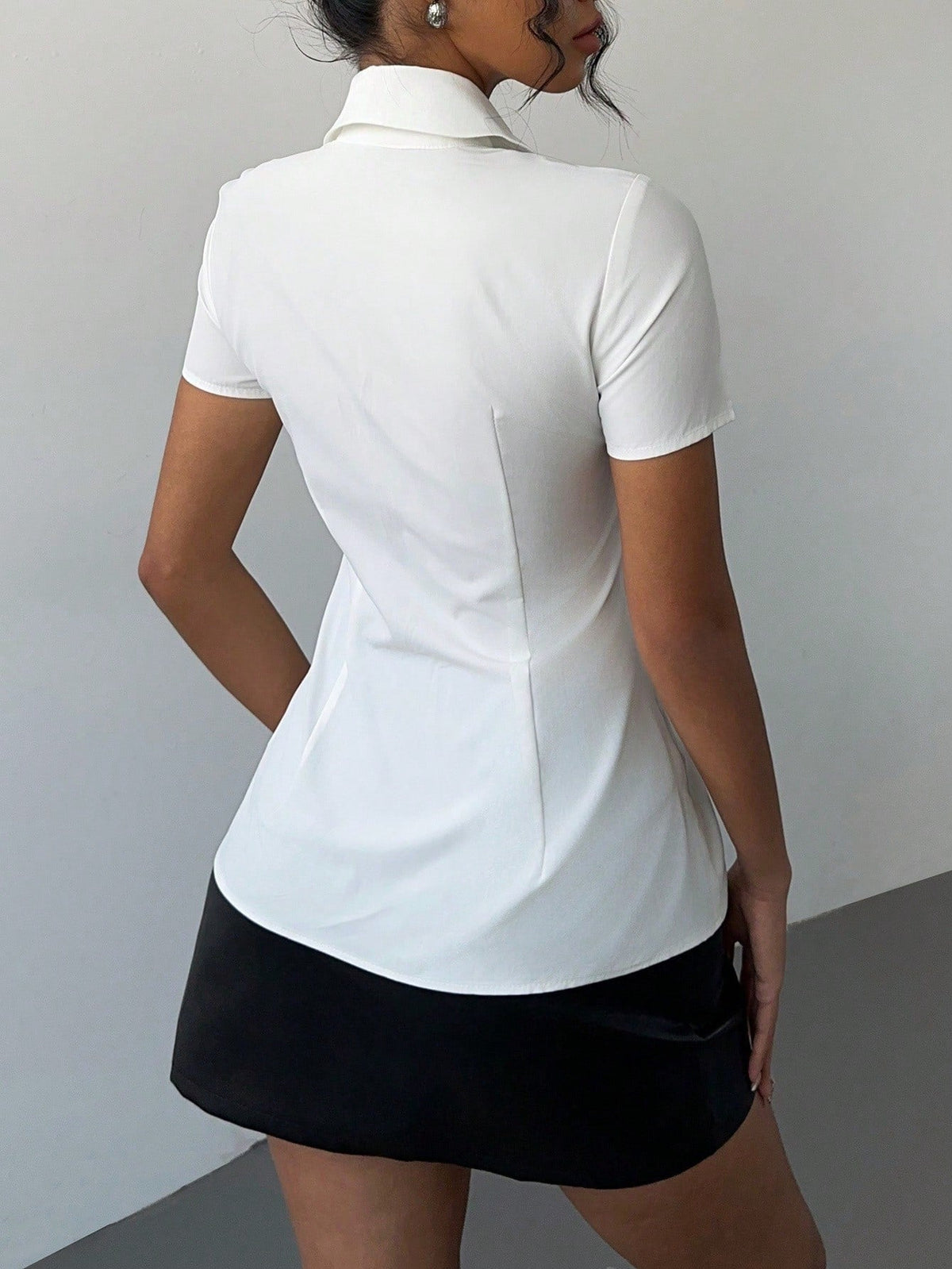 Snatched Fit Collar Shirt
