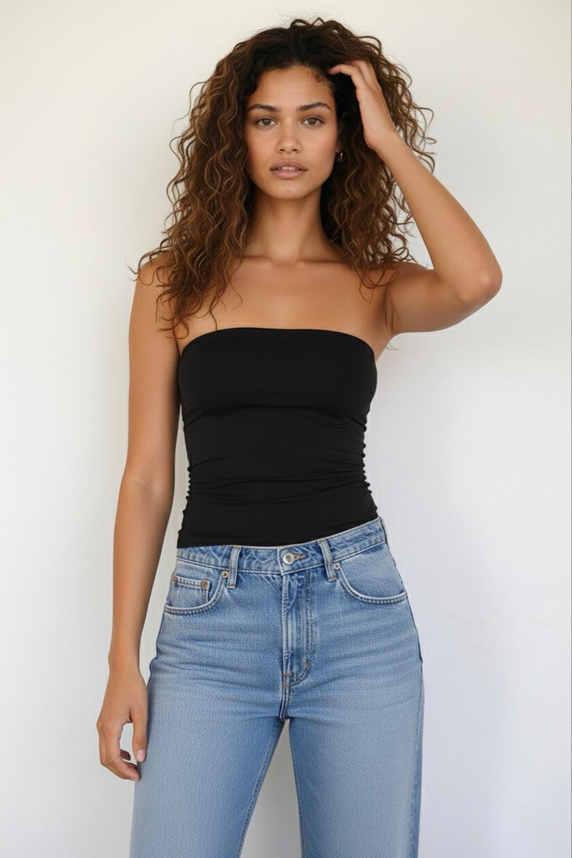 Basic Strapless Tube Top