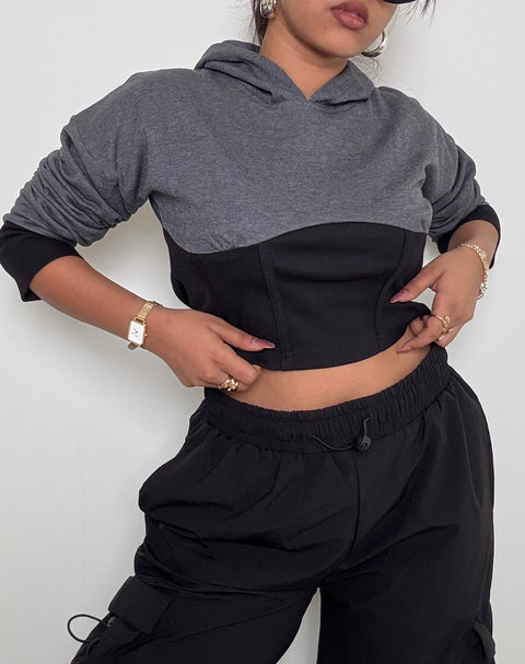 Dark Grey & Black