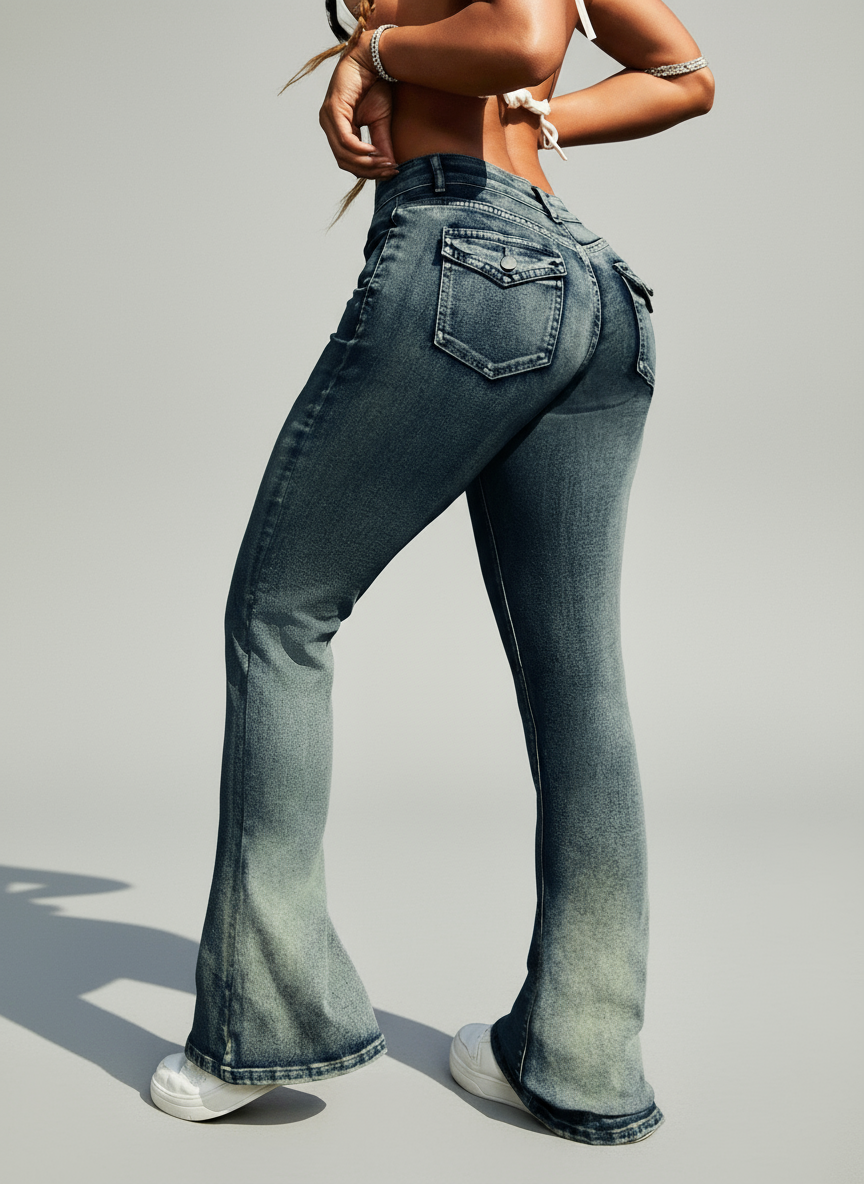Desert Bloom Bootcut Jeans