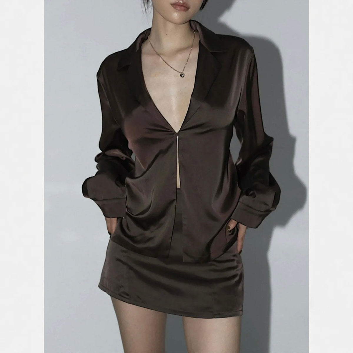 Structured Detail Cardigan Top