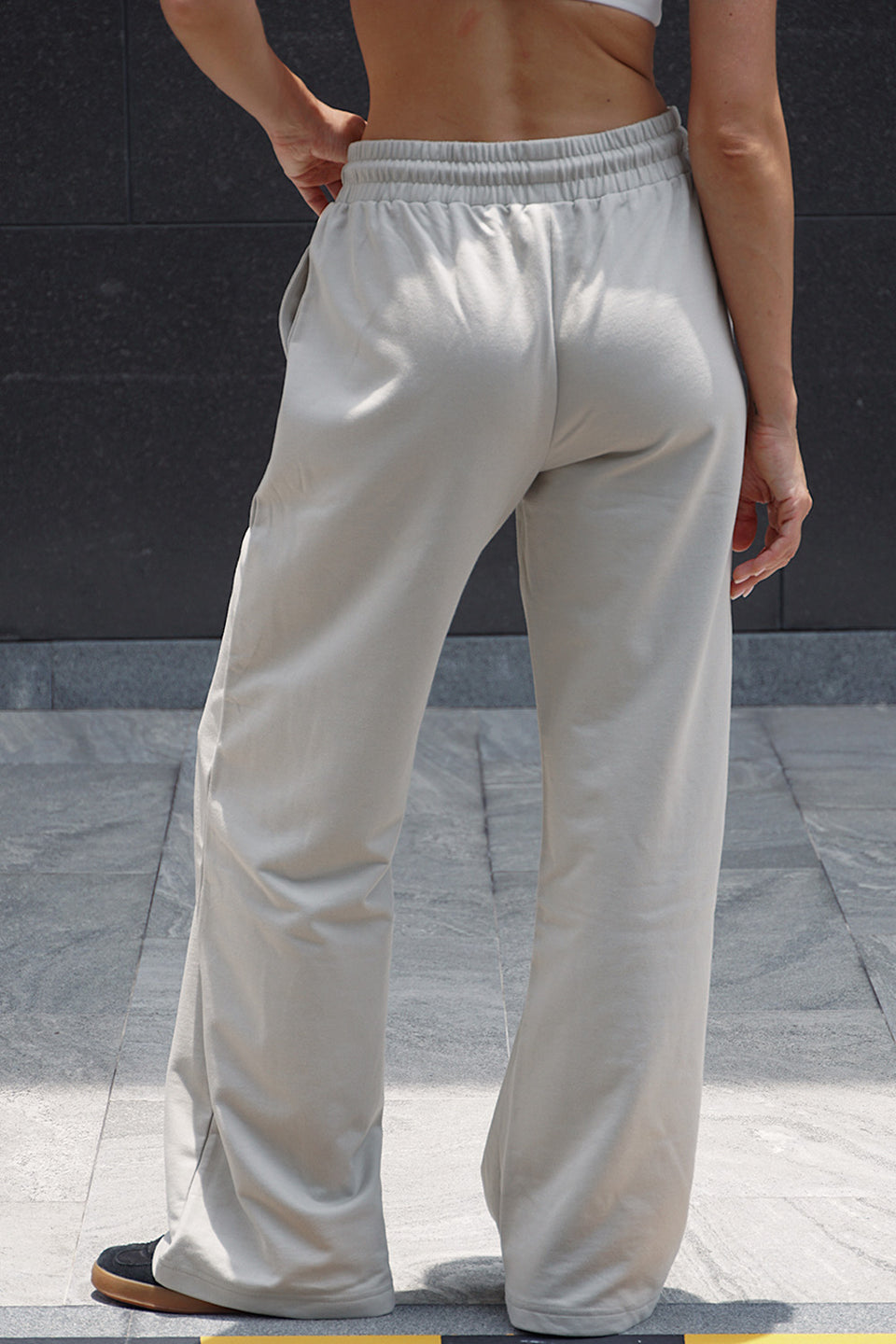 Idle Ivory Wide-Leg Sweatpants JG67