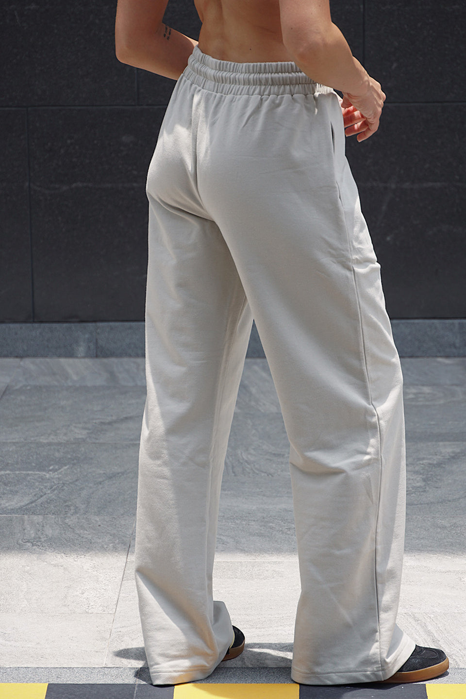 Idle Ivory Wide-Leg Sweatpants JG67