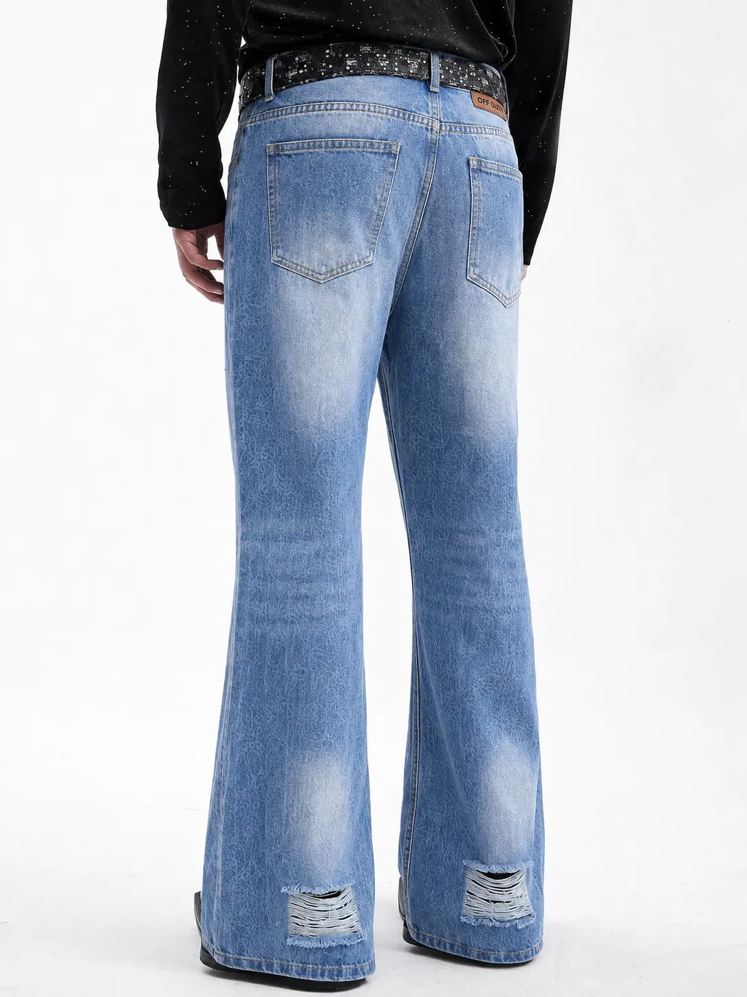 Air Washed Blue Bootcut Jeans