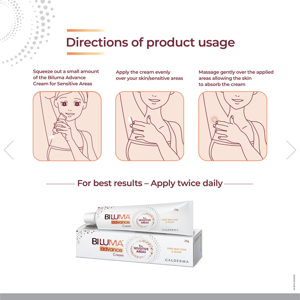 Biluma Advance Cream for Sensitive Areas