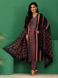 Libas Multi Colour Ajrakh Cotton Straight Suit Set