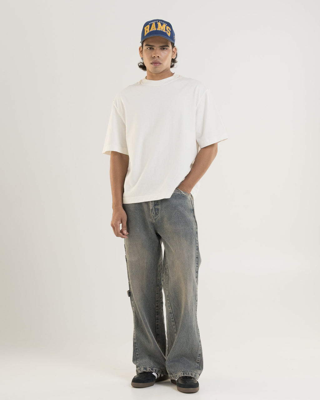Flared Denim (Tinted Blue)