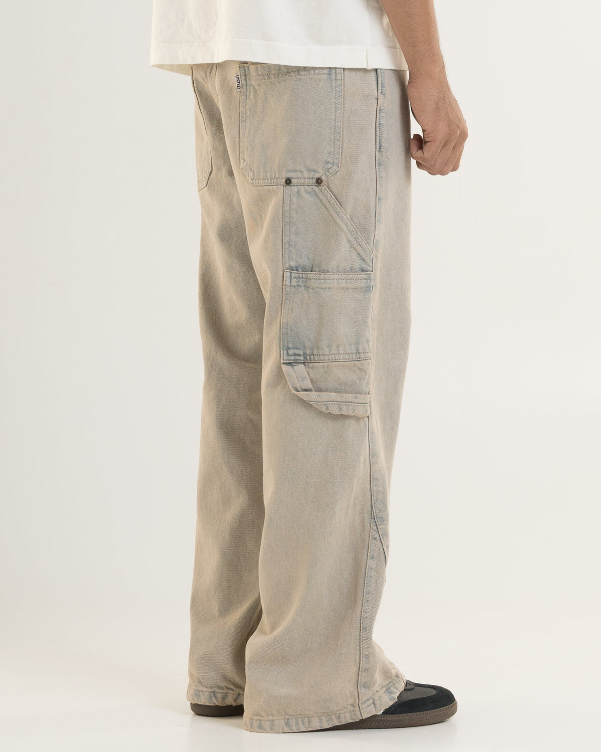 Flared Denim (Faded Blue)