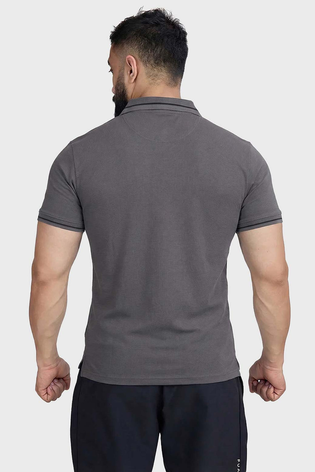 Mark Polo T-shirt Dark Grey