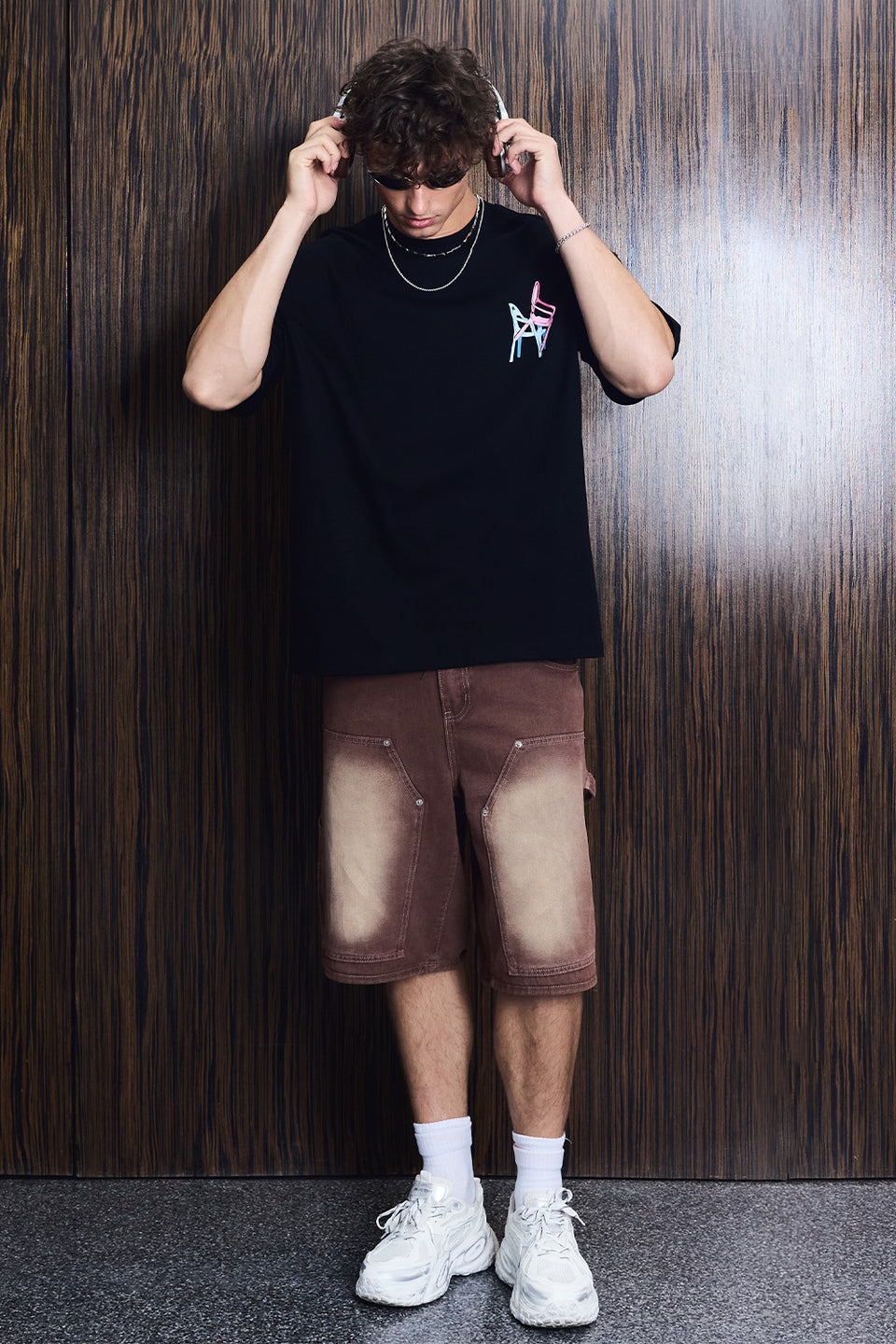 Mixed Placement Oversized T-shirt OSB3