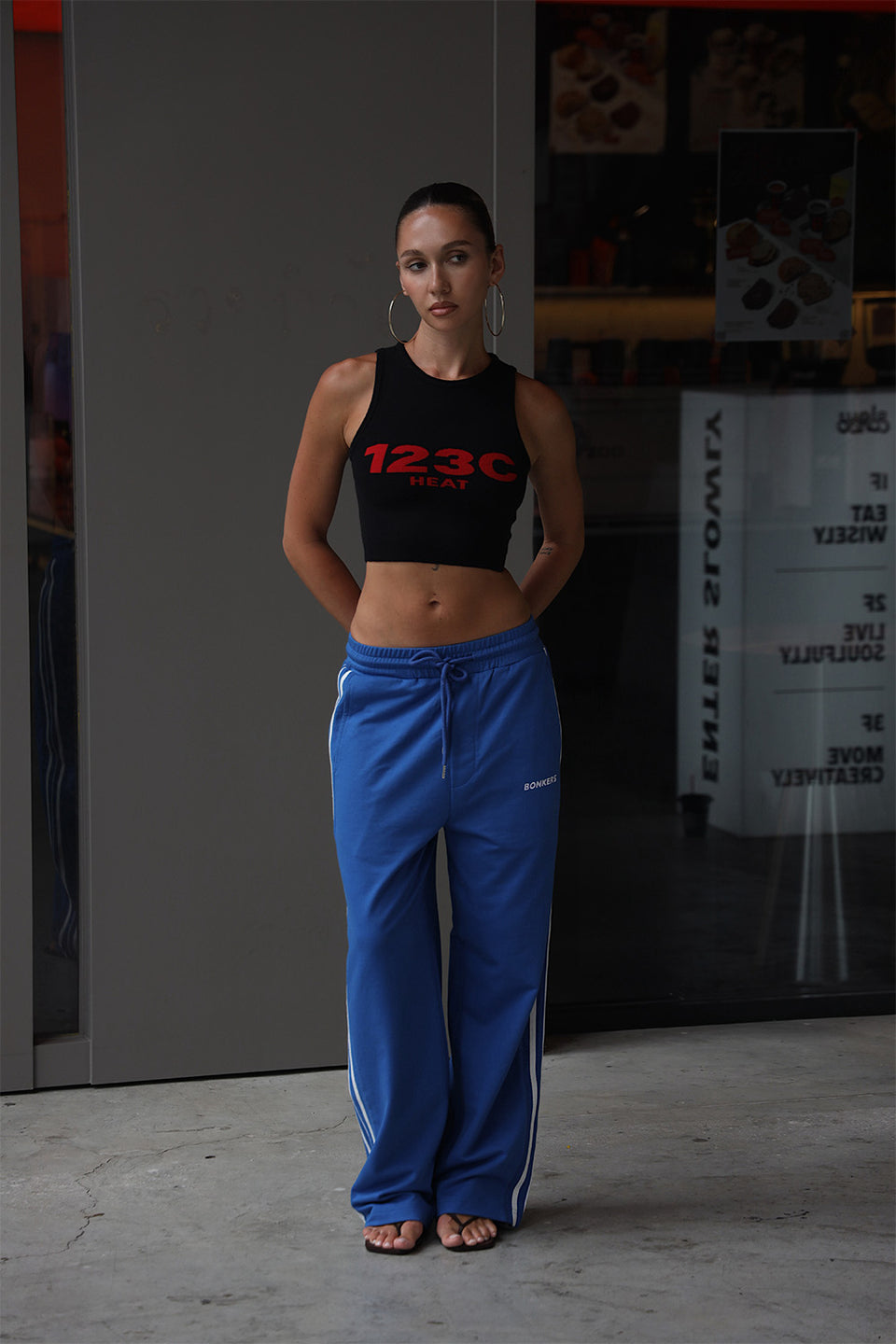Moddy Blue Trackline Joggers JG67