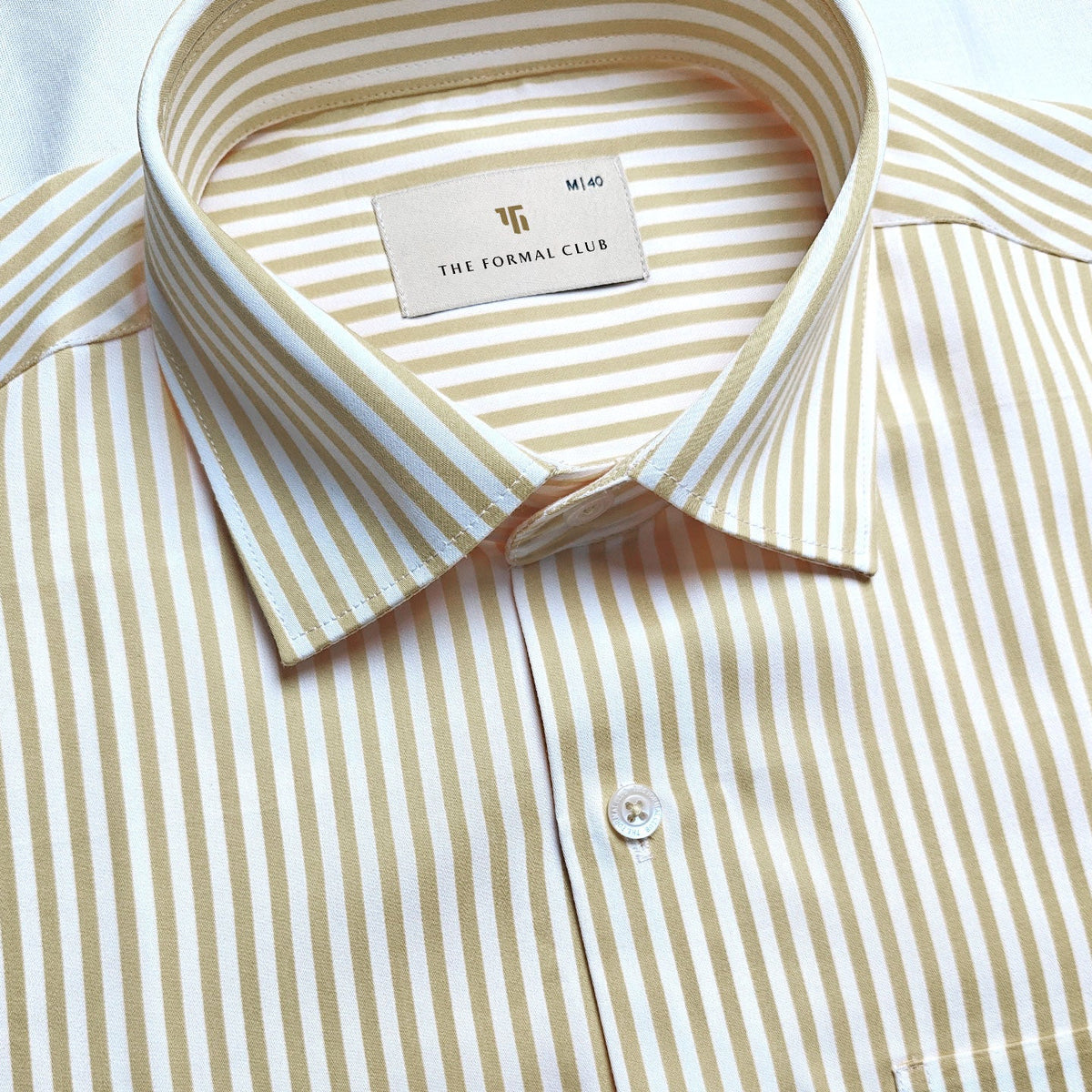 Boardroom Bengal Stripes Shirt In Sand