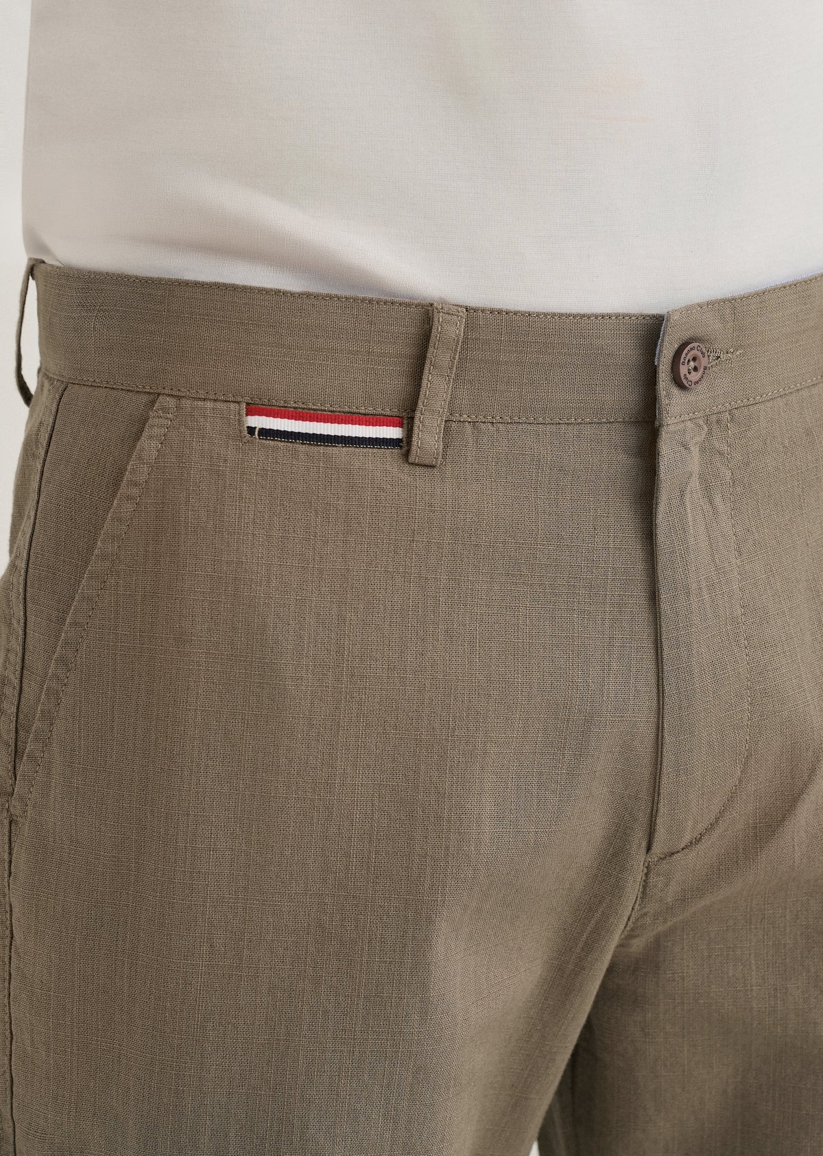 Olive Linen Trouser