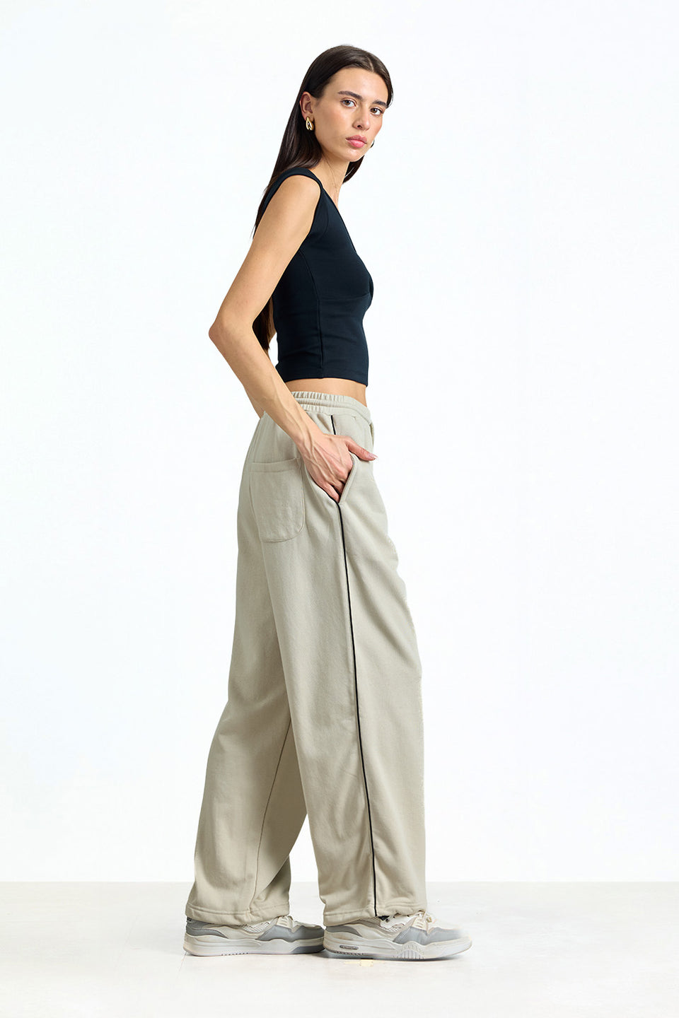 Oyster Mist Track Pants JG67