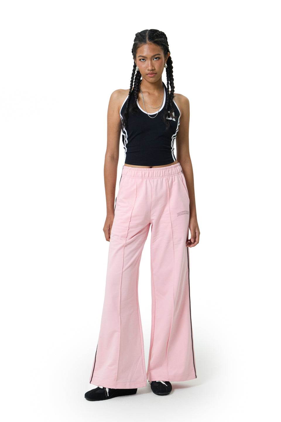 Pink Trim Track Pants JG67