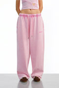 Pink Cloud Faded Loose Fit Pants JG67