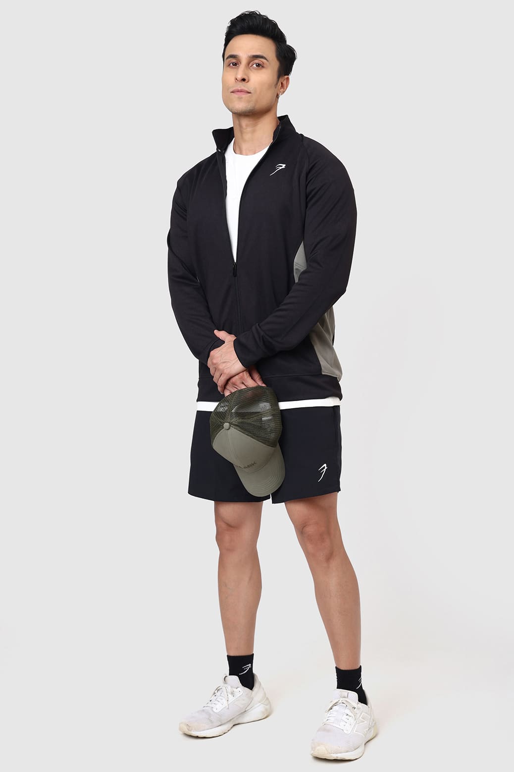 Polish Colourblock Jacket Black