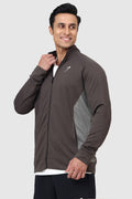Polish Colourblock Jacket Dark Grey