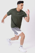 Pulse Running T-shirt Olive