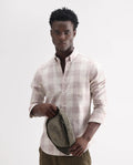REGULAR FIT CHECKED SHIRT ROBINA - PINK morris.lane