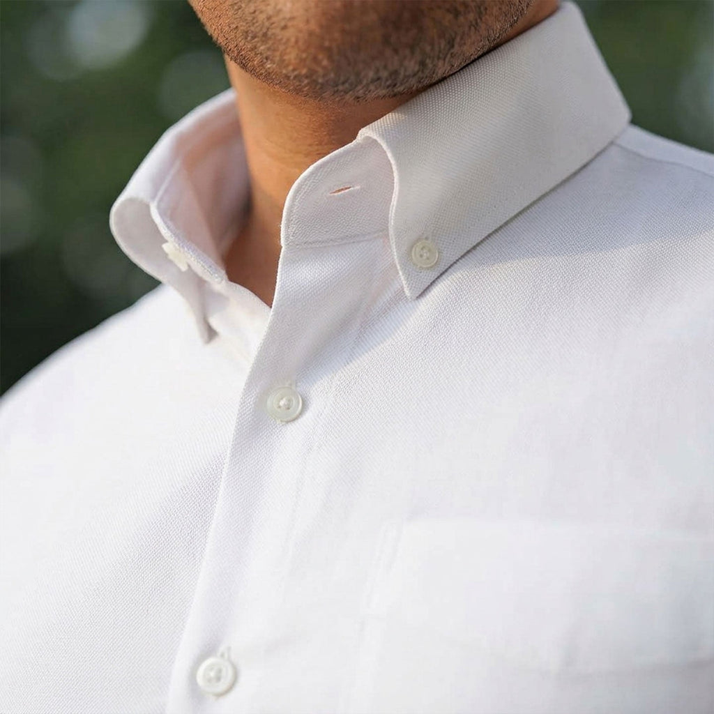 Royal Oxford Dobby Shirt In Snowflake