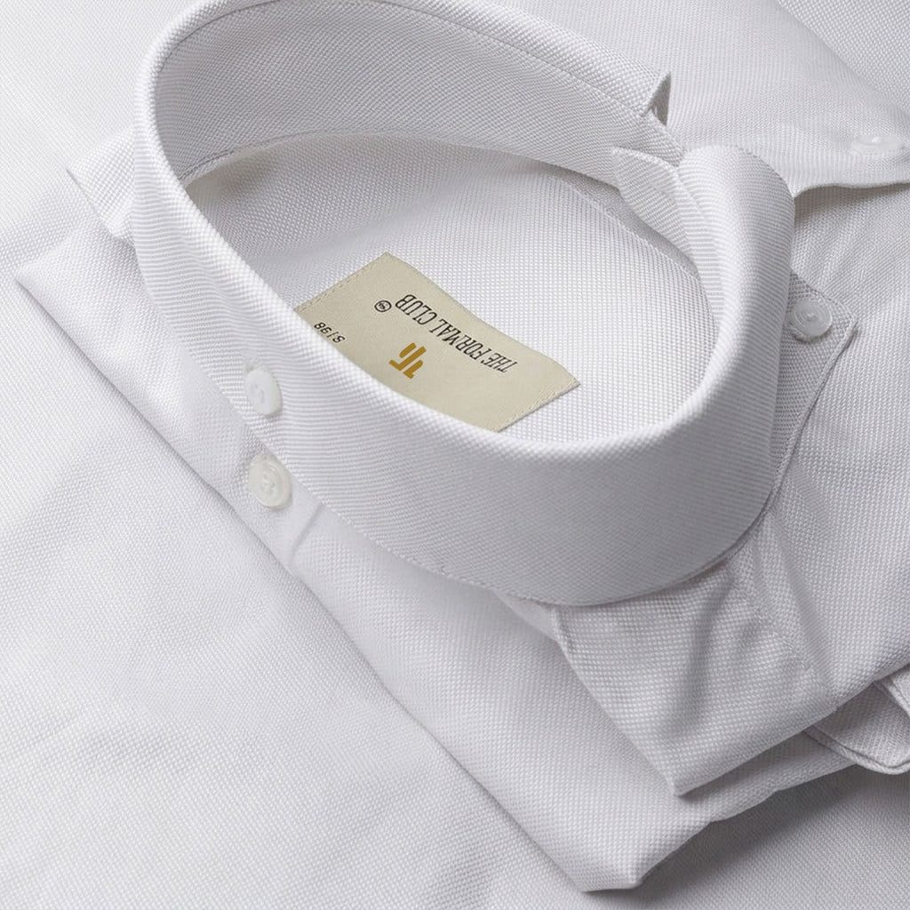Royal Oxford Dobby Shirt In Snowflake