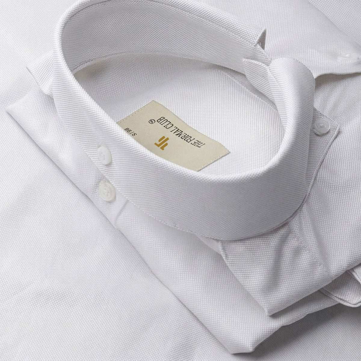Royal Oxford Dobby Shirt In Snowflake