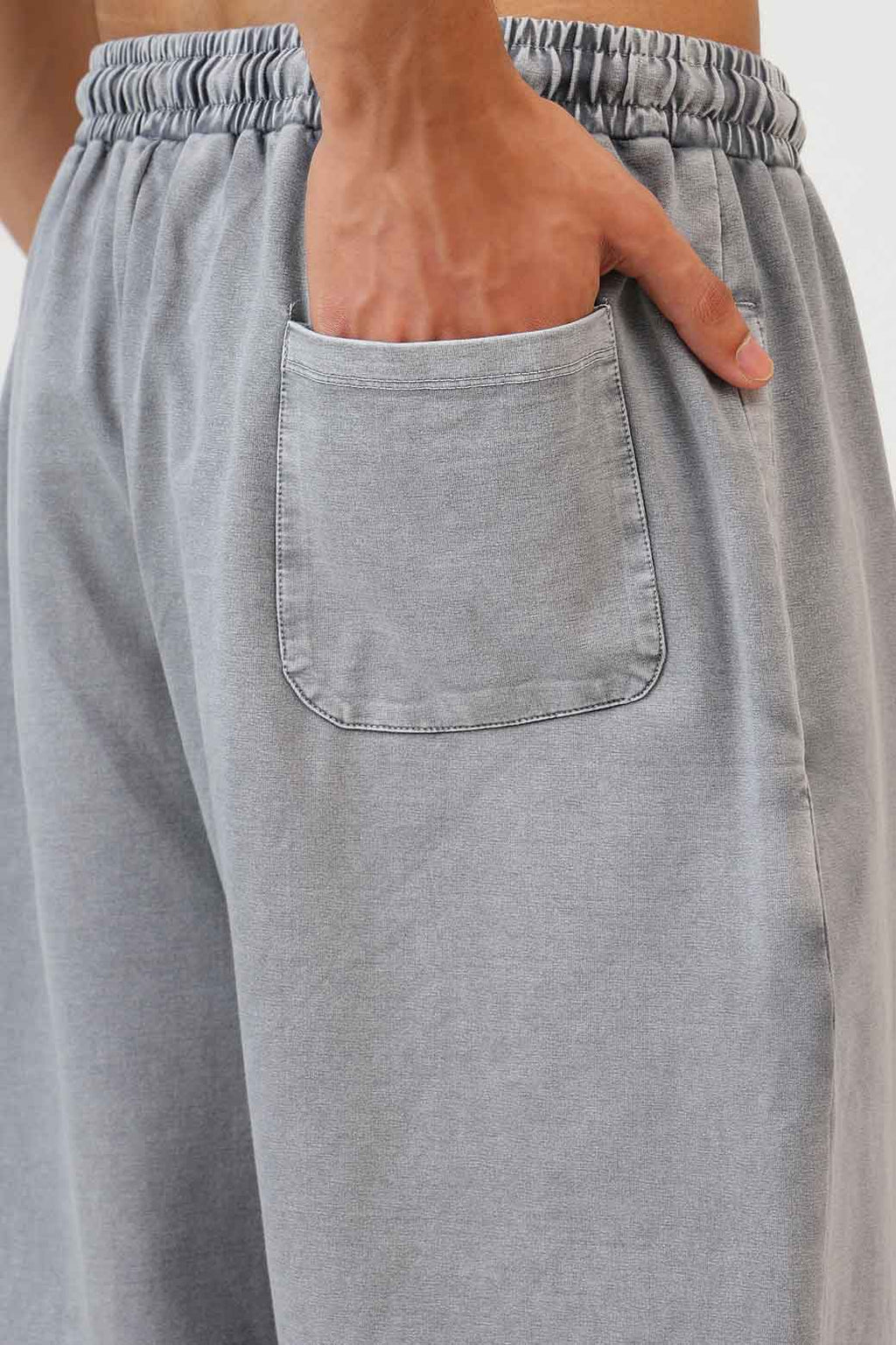 Raw Washed Loose Tracks Light Grey fuaark