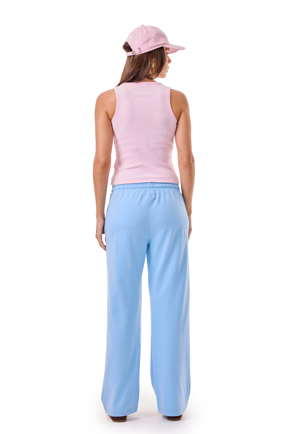 Rose Soft Fade Ribbed Tank TT65