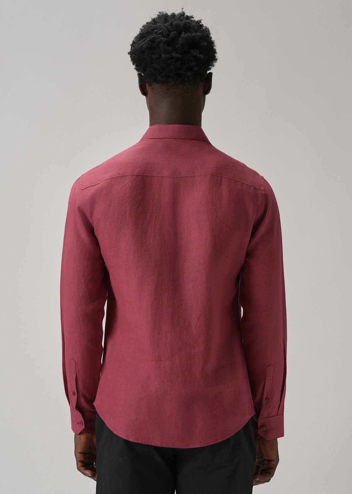 Rouge Pink Double Pocket 100% Pure Irish Linen Shirt
