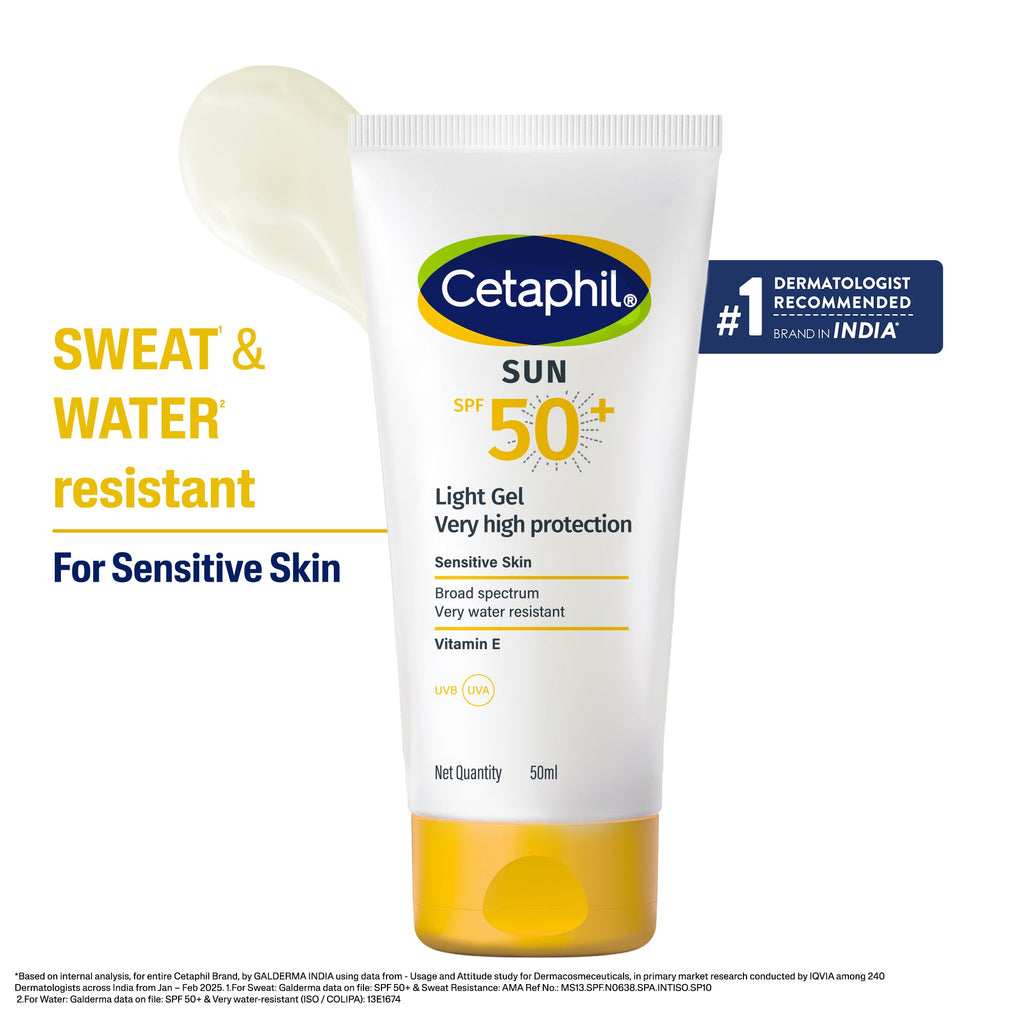 Cetaphil Sunscreen SPF 50 | Dermat recommended for Sensitive Skin