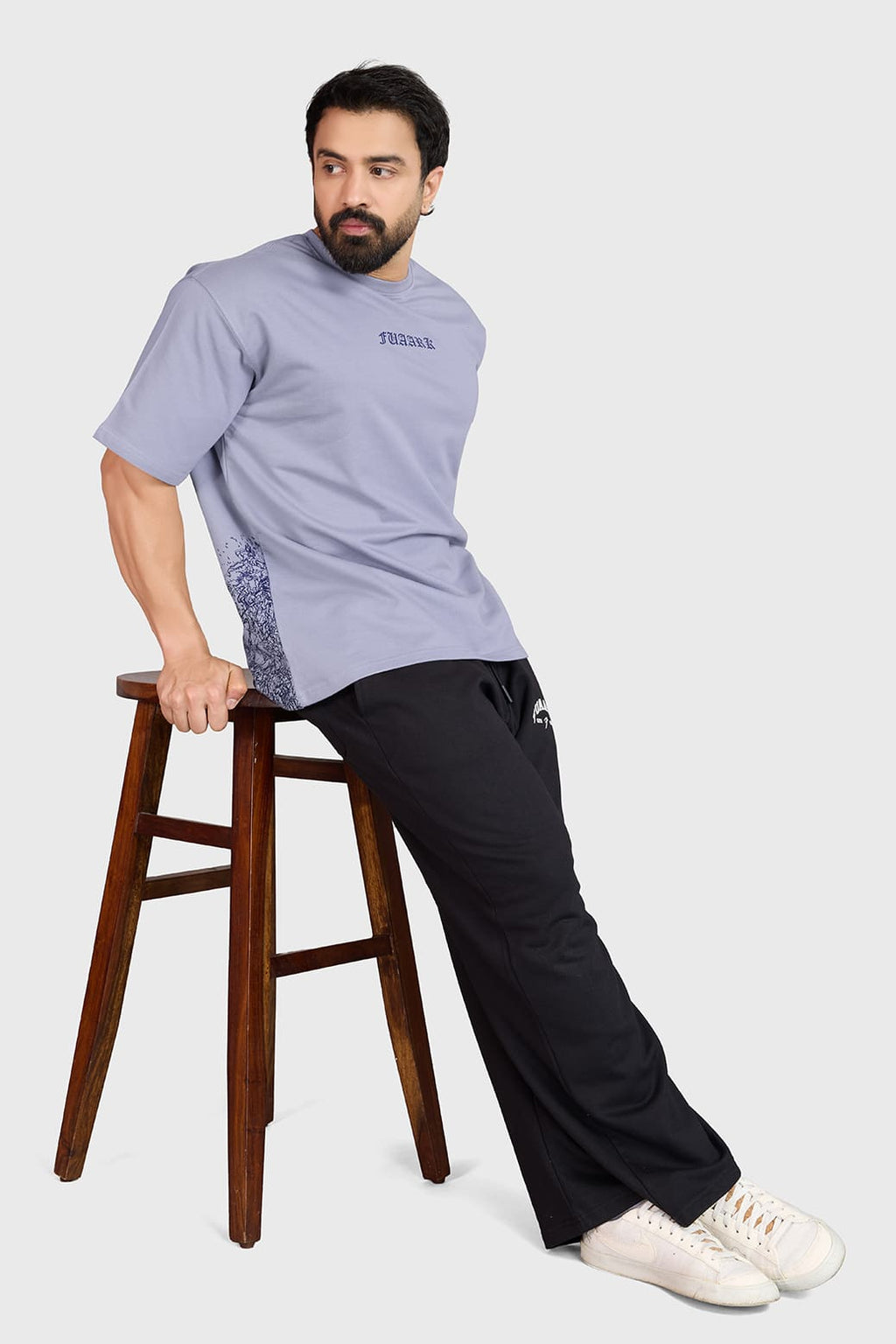 Sword Oversized T-shirt Light Grey