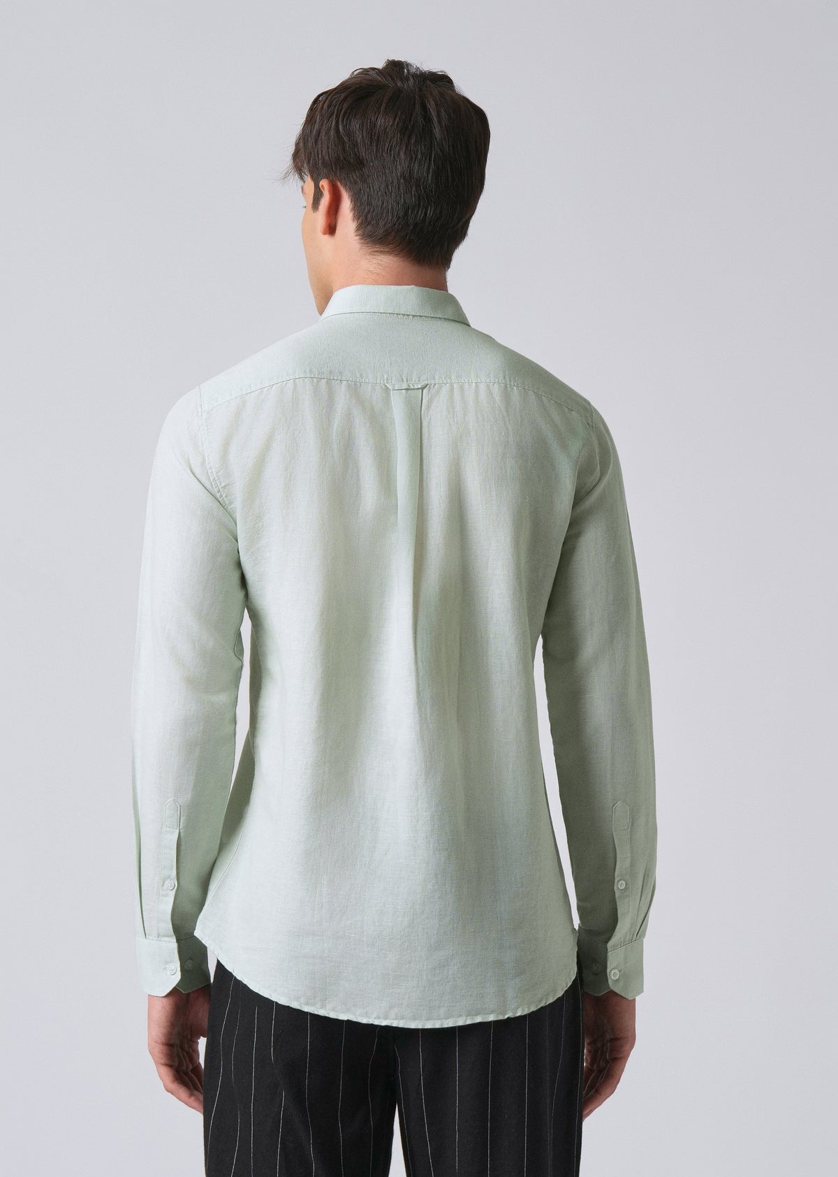 Sage Green Linen Shirt