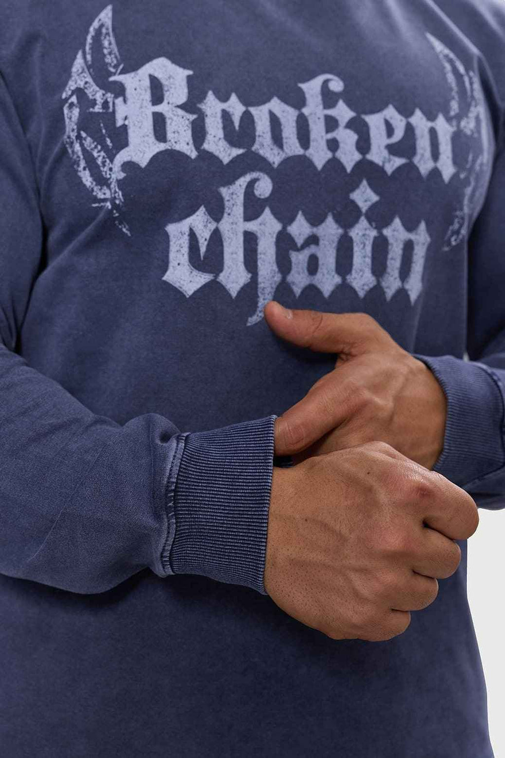 Shadow Washed Sweatshirt Navy