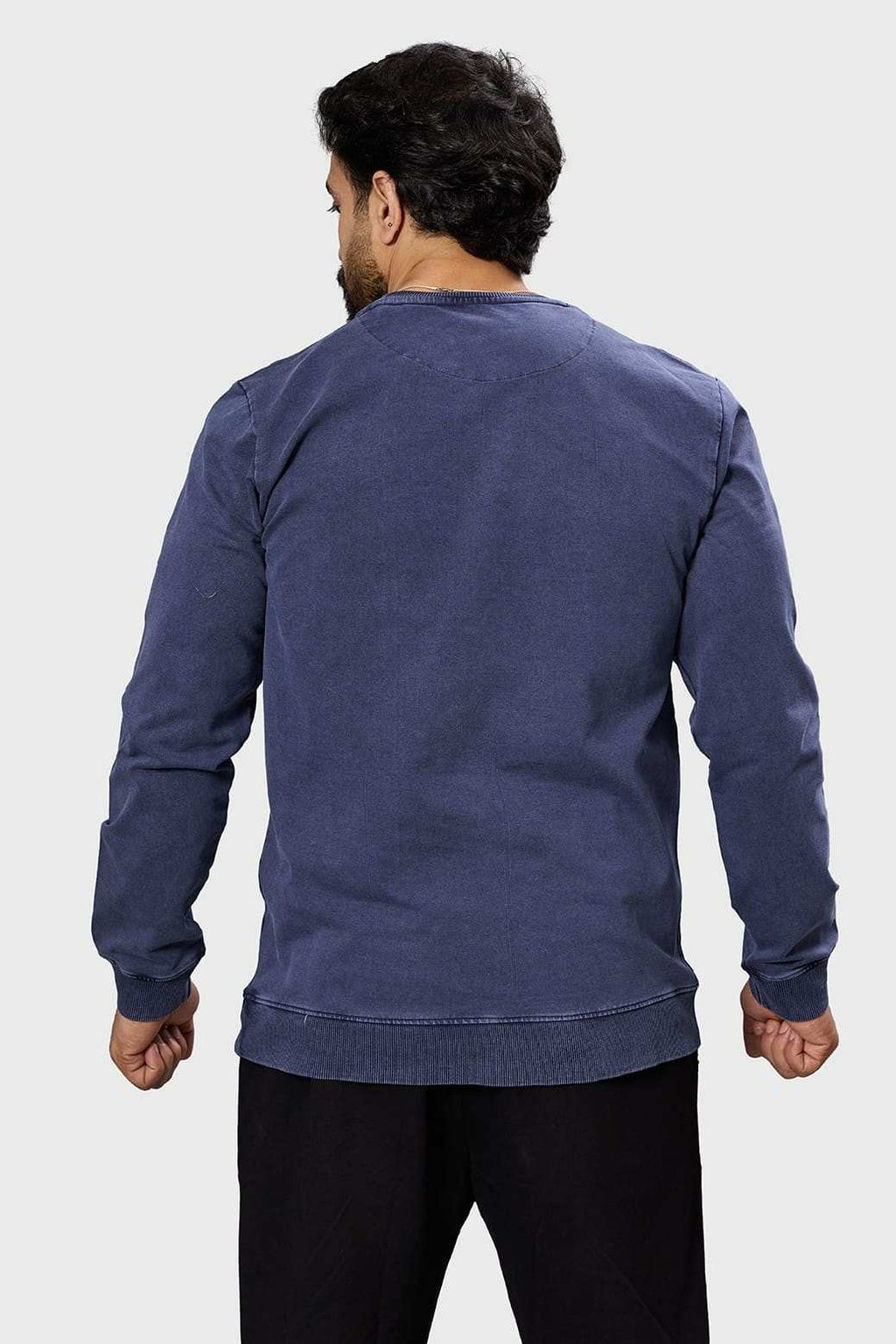 Shadow Washed Sweatshirt Navy
