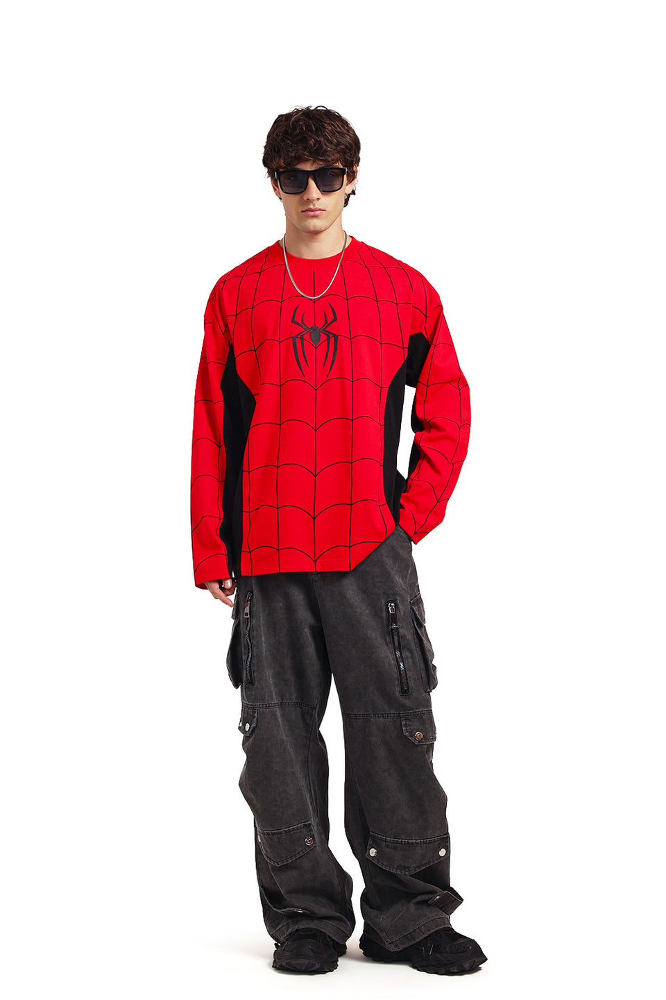 Spider Grid Long Sleeve T-shirt OSB3