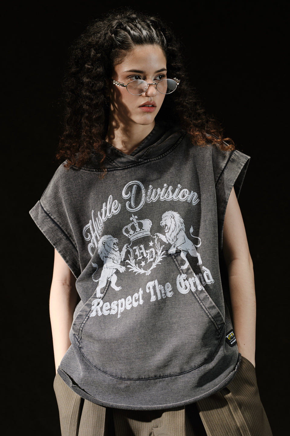 Hustle Street League Sleeveless Hoodie TT65