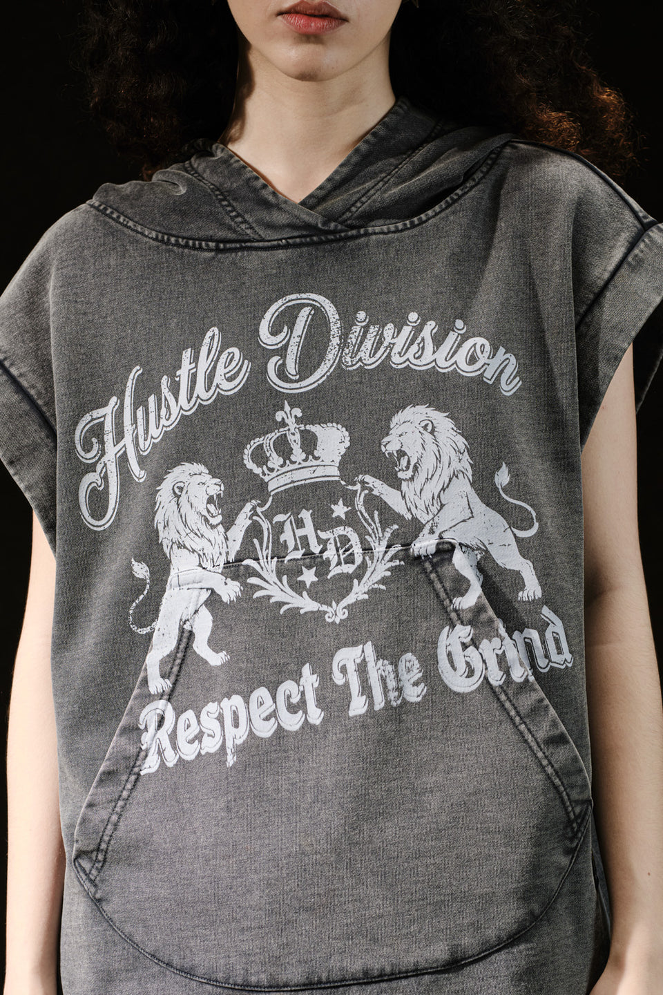 Hustle Street League Sleeveless Hoodie TT65