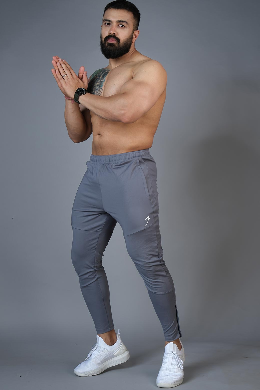 Hybrid Slim Tracks Light Grey fuaark