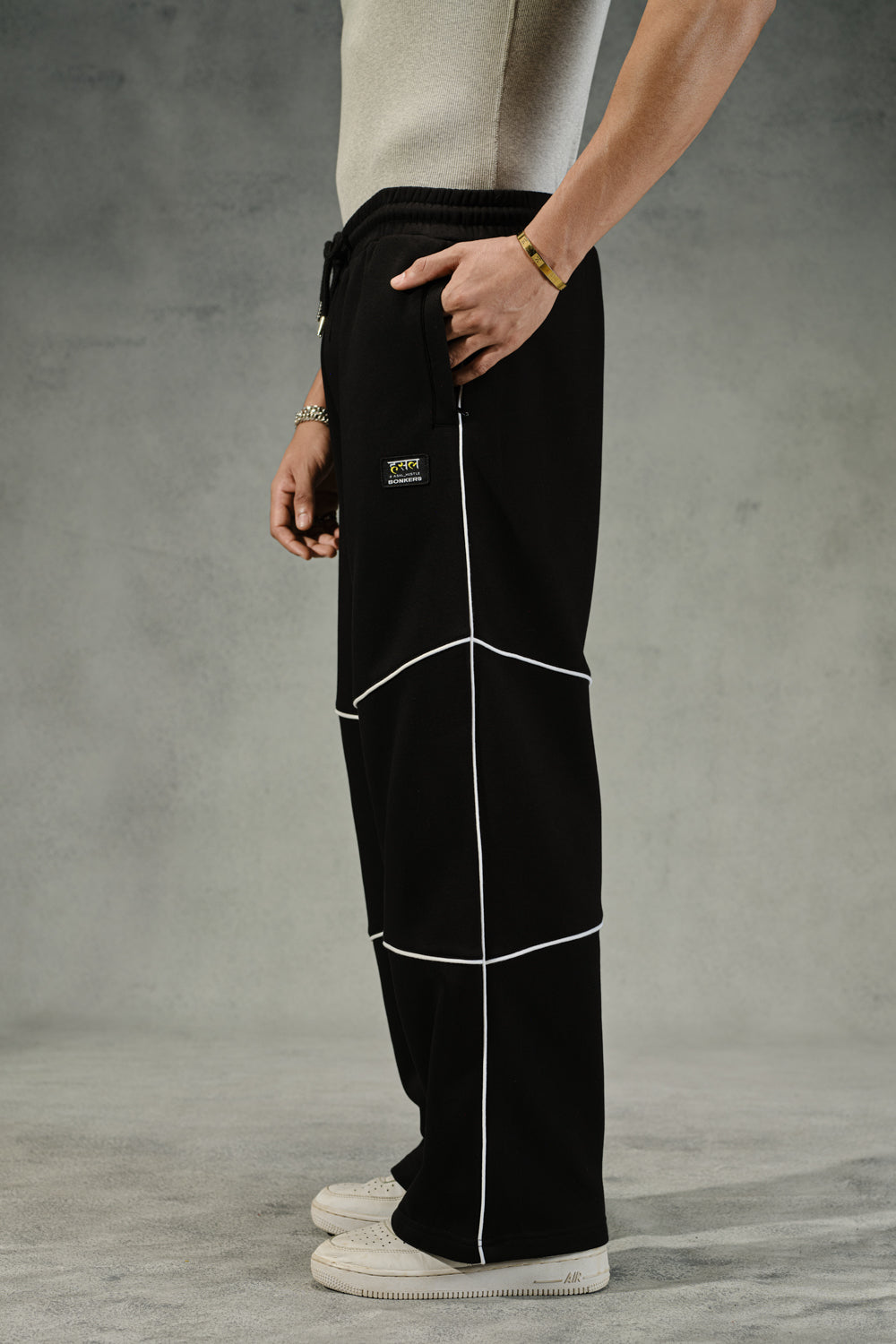 Hustle The Untammed Black Joggers
