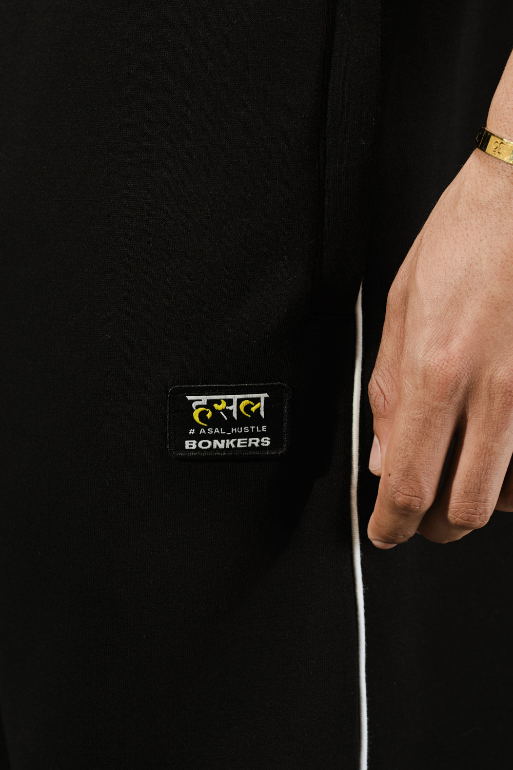 Hustle The Untammed Black Joggers
