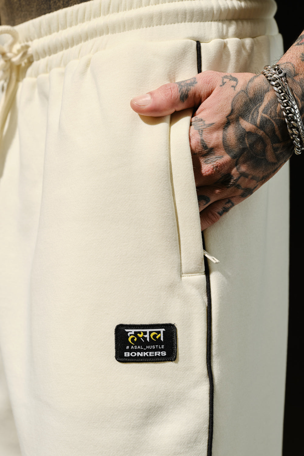 Hustle The Untammed White Joggers