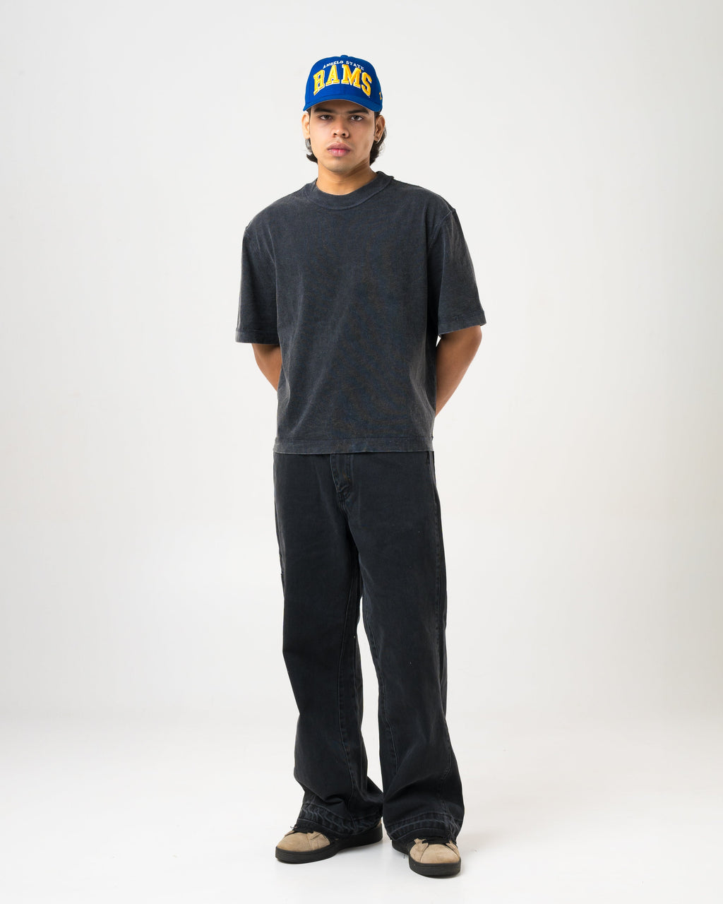 Black Flared Denim