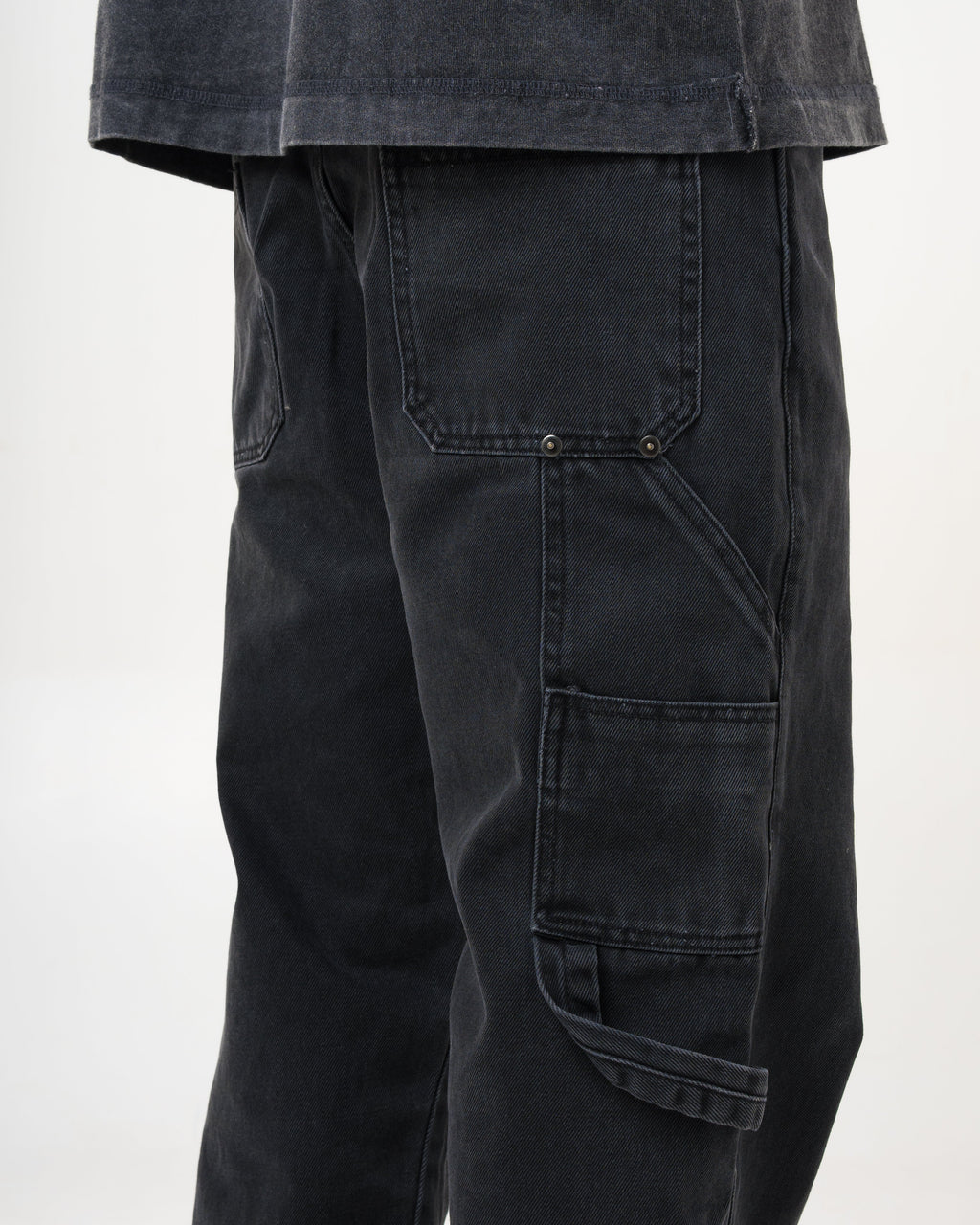 Black Flared Denim