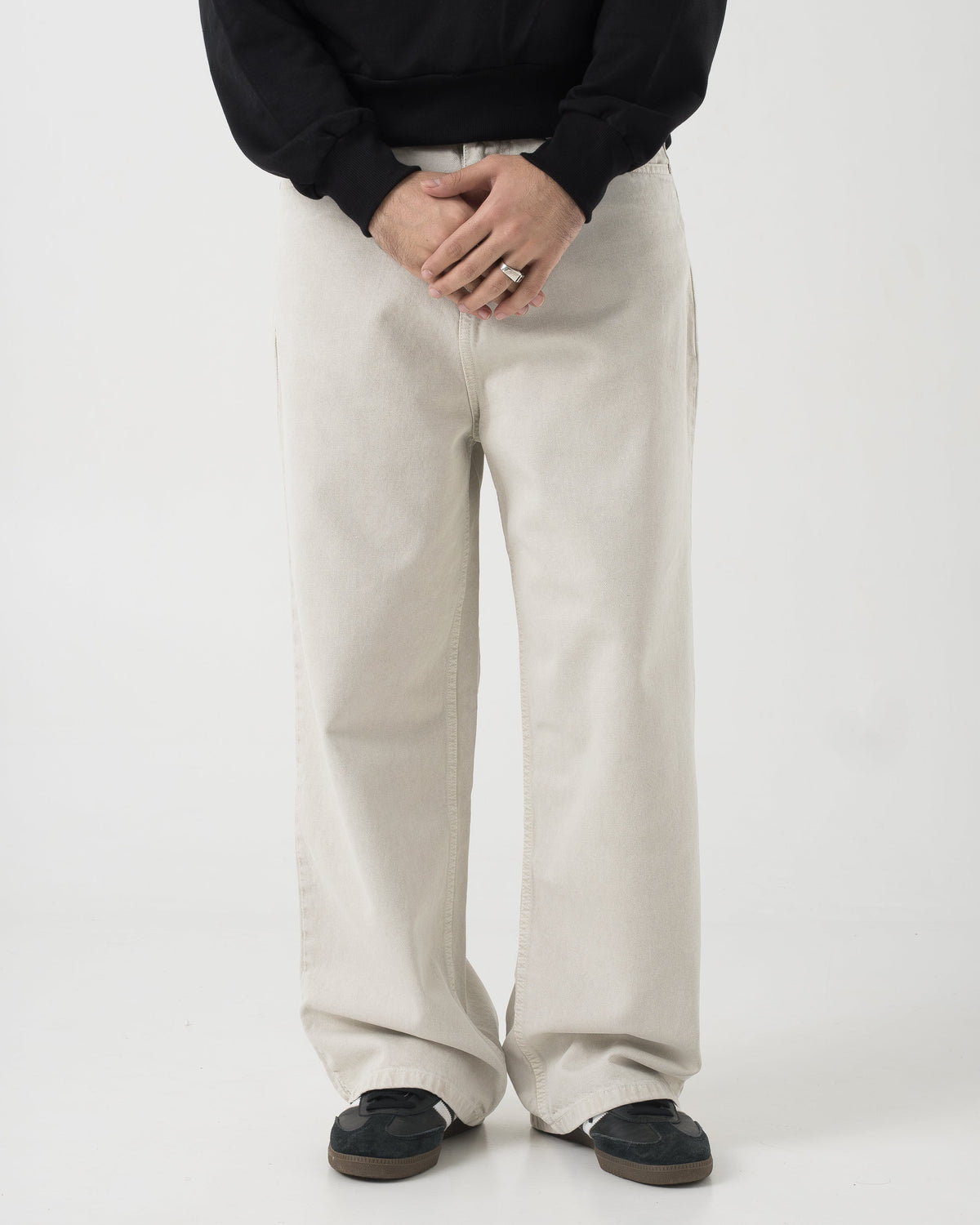 Baggy Fit Denim (Ecru) Morrislane