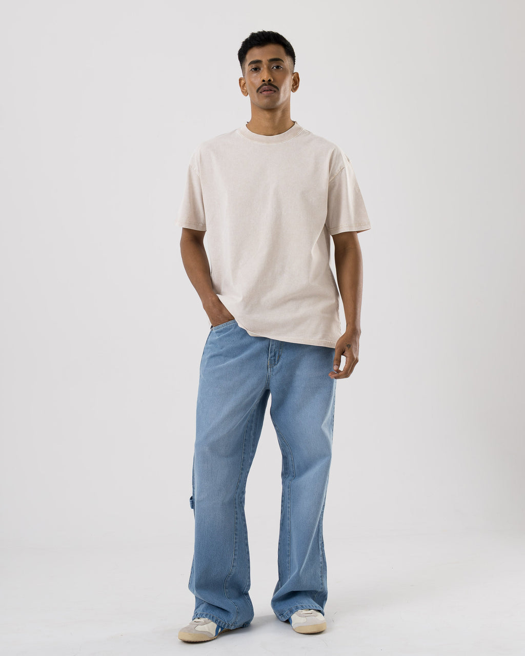 Flared Denim (Light Blue)