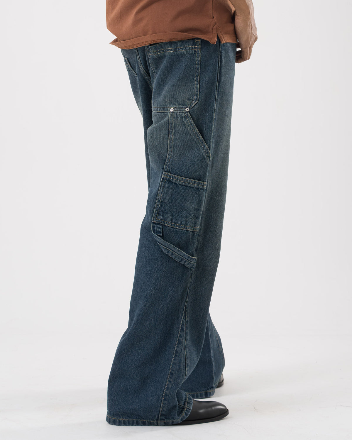 Flared Denim (Pigment Blue)