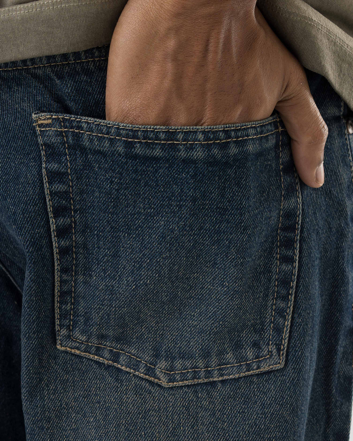 Vintage Bootcut Denim (Deep Blue)