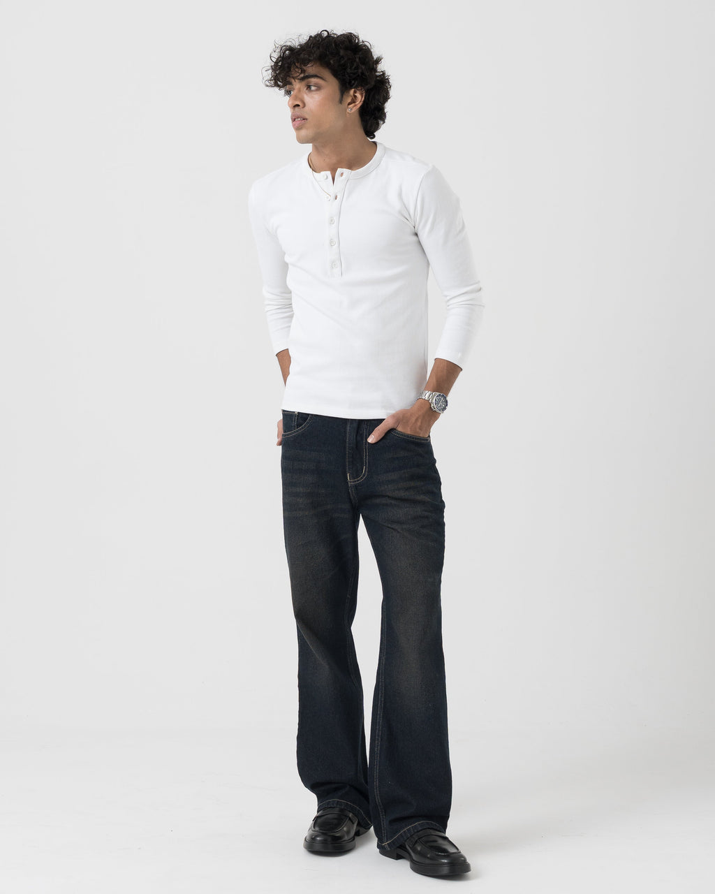 Vintage Bootcut Denim (Midnight Blue)